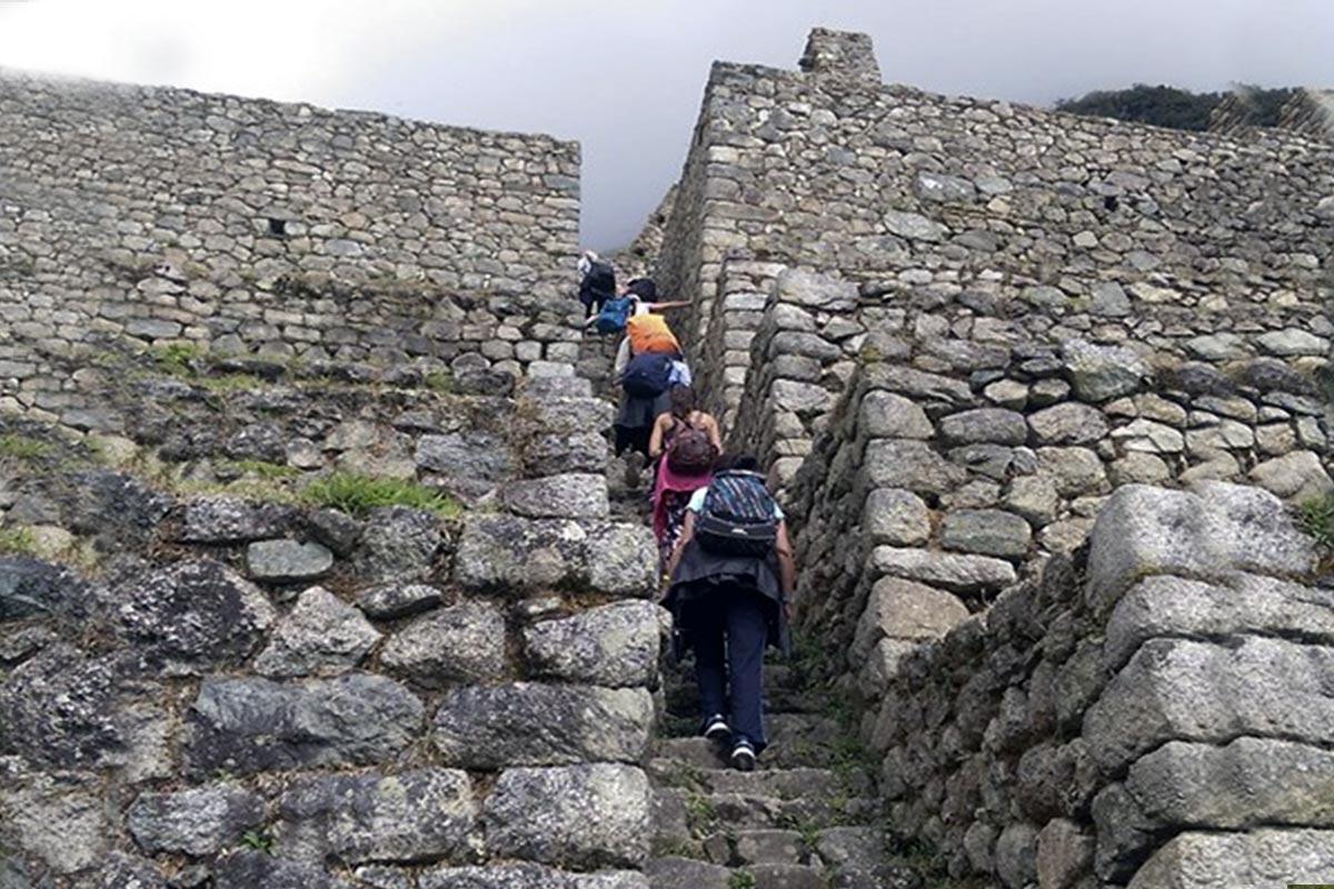 The wonderful cultural exhibition of the Inca ruins