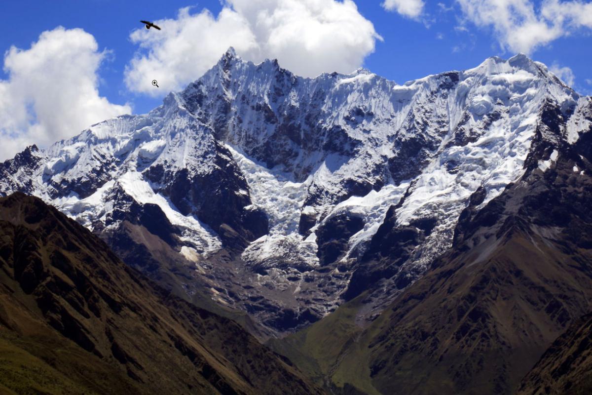 Near the Humantay Mountain is the Salkantay Mountain